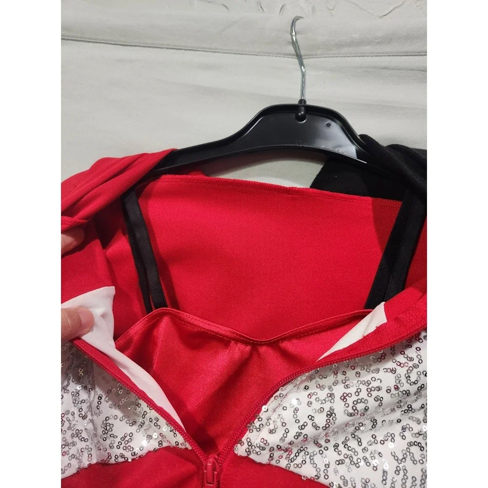 Weissman One Piece Shorts and Hooded Sequined Zip Up‎ Style 14199 MC Racing Gear